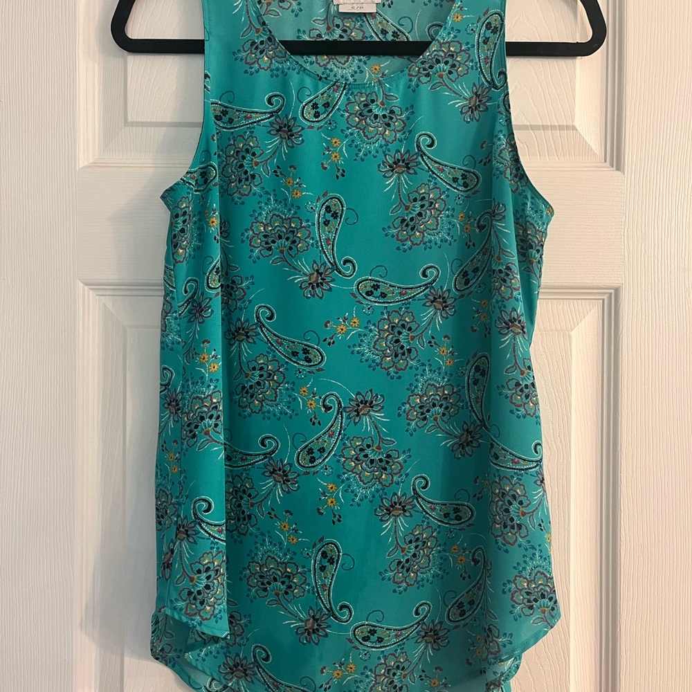 Van Heusen Blue Blouse Sophisticated Top